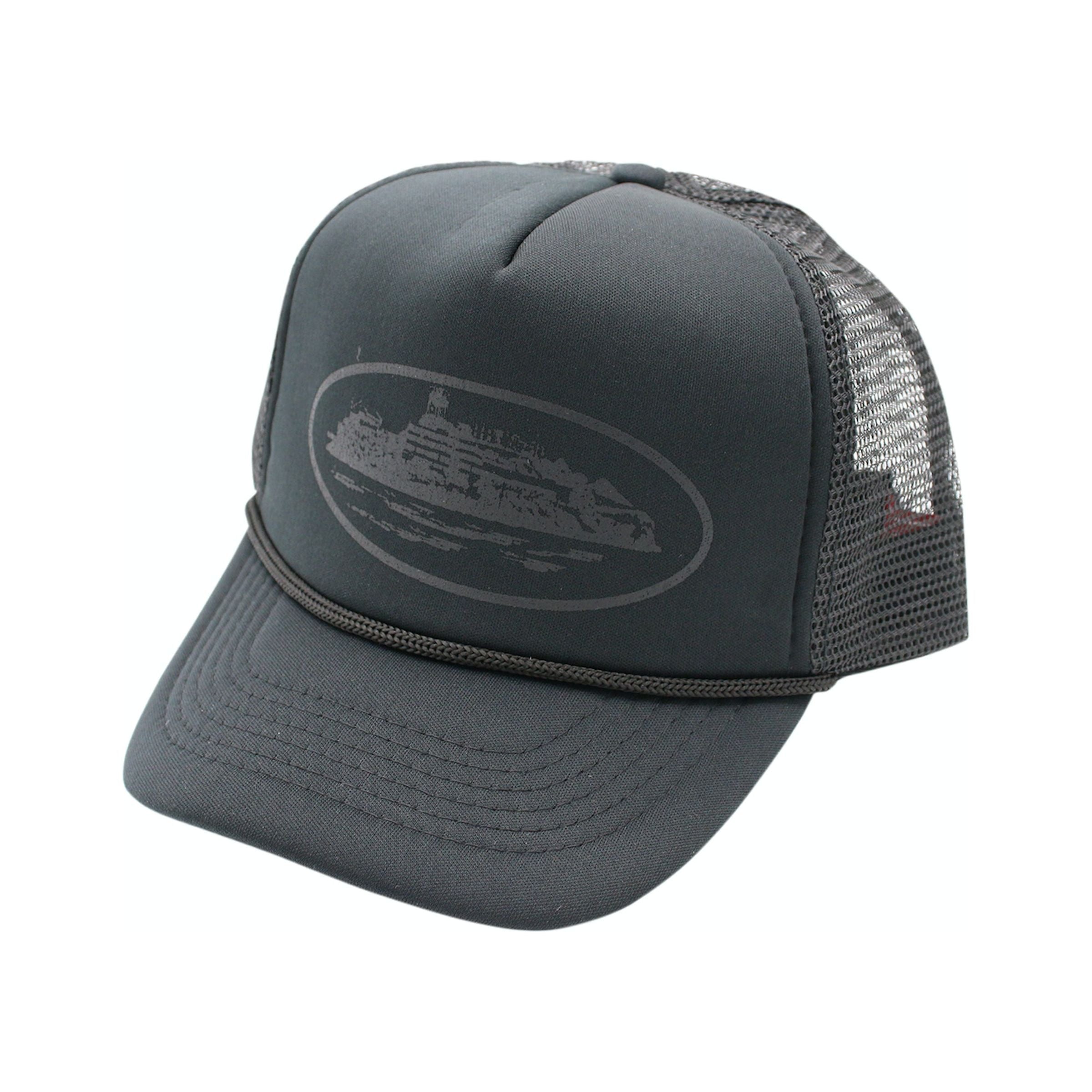Corteiz - Triple Black Alcatraz Trucker Hat