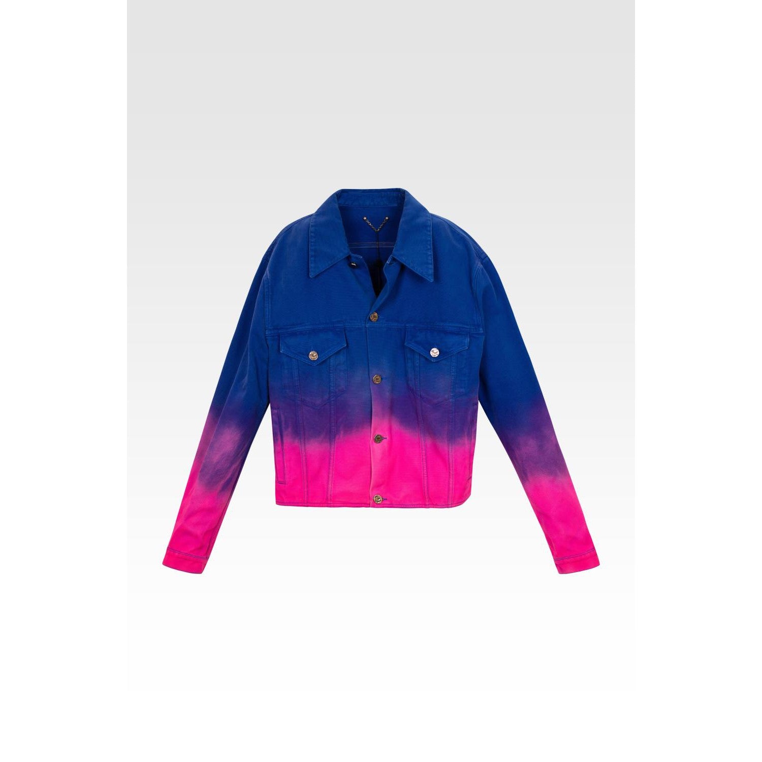 Louis Vuitton - Cropped Gradient Denim Jacket (SS22)