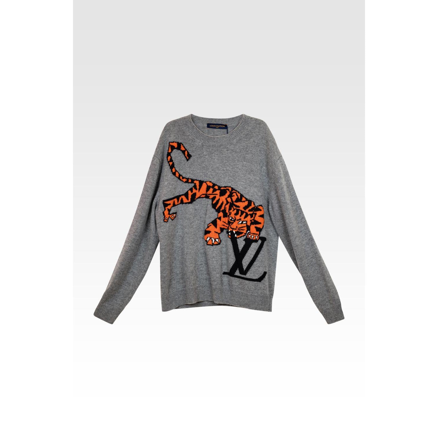 SS22 Louis Vuitton Tiger Intarsia Pullover