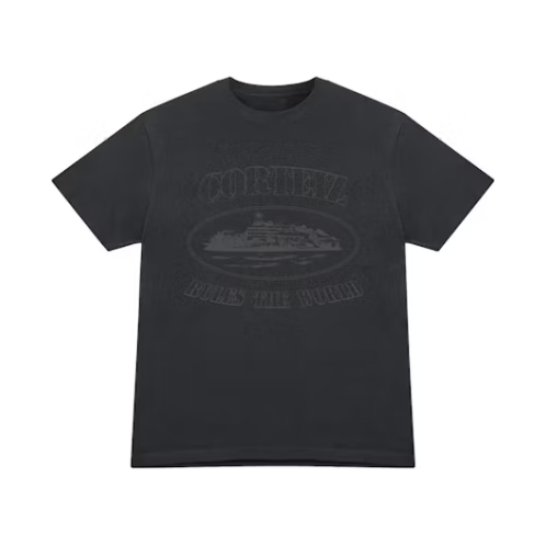 Corteiz -  Alcatraz T-shirt (Triple Black)
