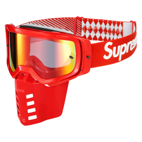 Supreme x Fox Racing Moto Goggles - Red