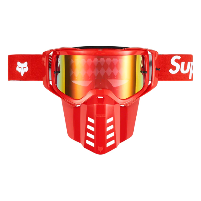 Supreme x Fox Racing Moto Goggles - Red