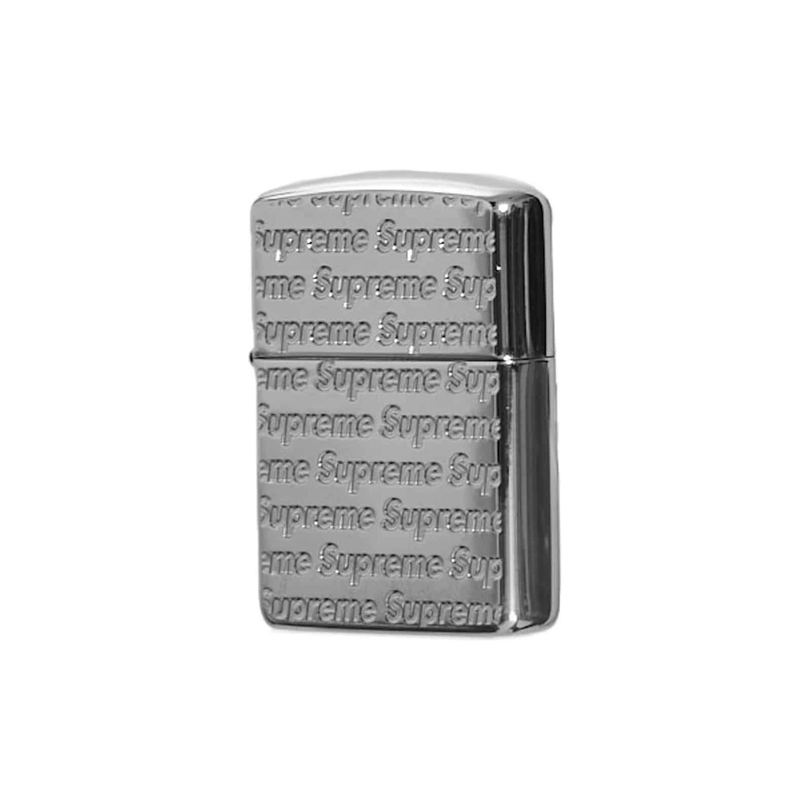 Supreme - Repeat Engraved Zippo (Silver)