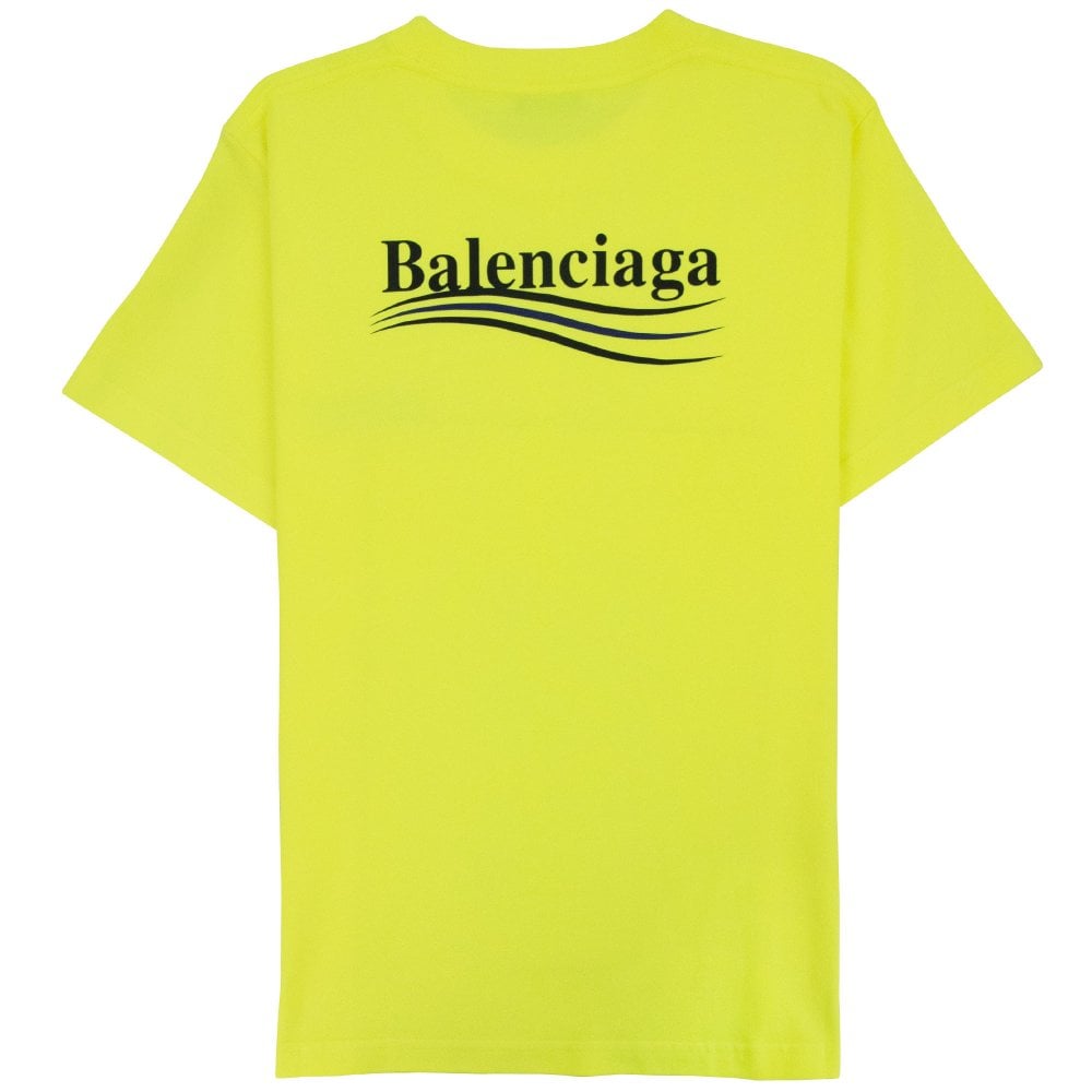 Balenciaga - Political Logo Tee (Neon)