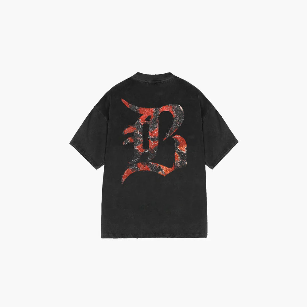 By Tydon Vintage Black/Red Rodman T-Shirt