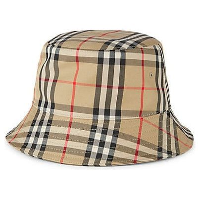 Burberry - Checkered Bucket Hat