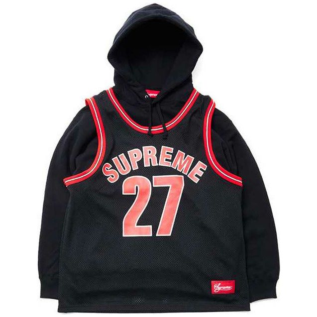 Supreme - Basketball Jersey Hoodie