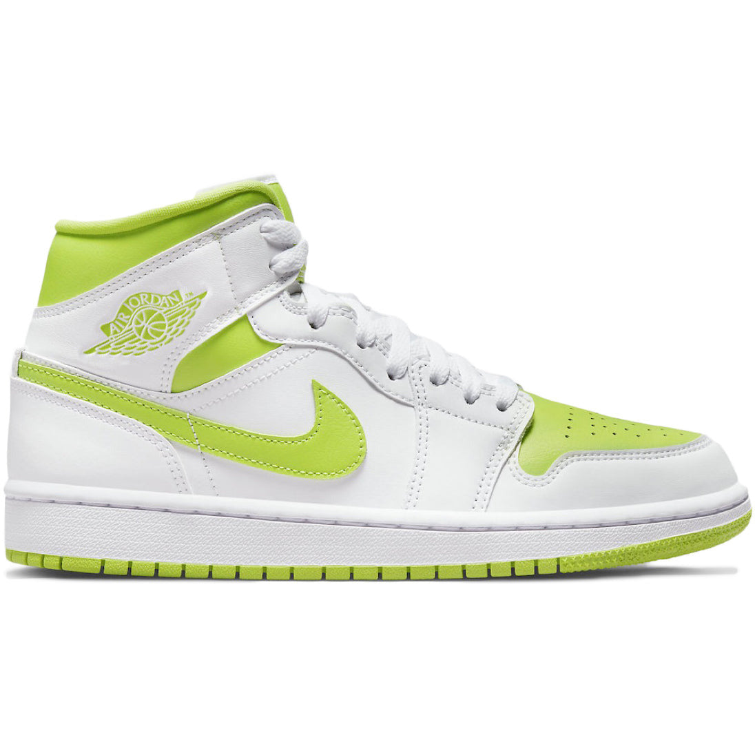 Jordan 1 Mid - White Lime (W)