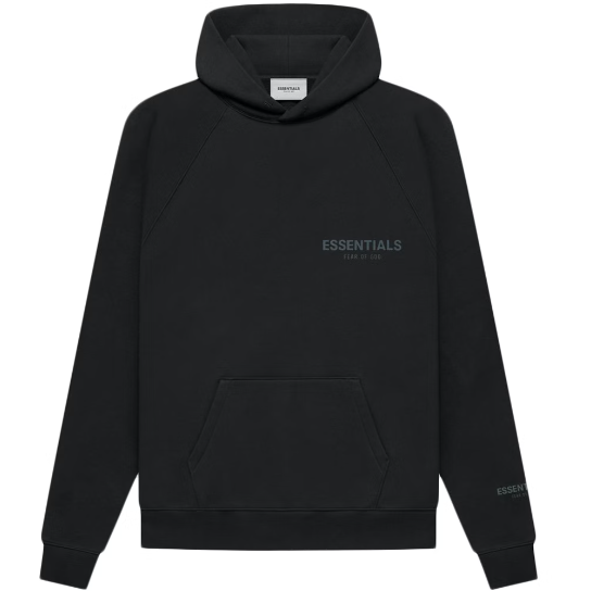 Essentials Core Collection Pullover Hoodie Black